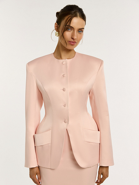 Приталенный жакет Brisa de Satén