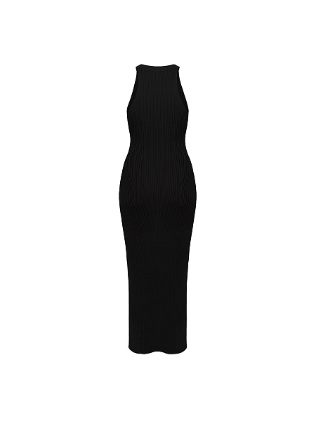 Трикотажное платье макси