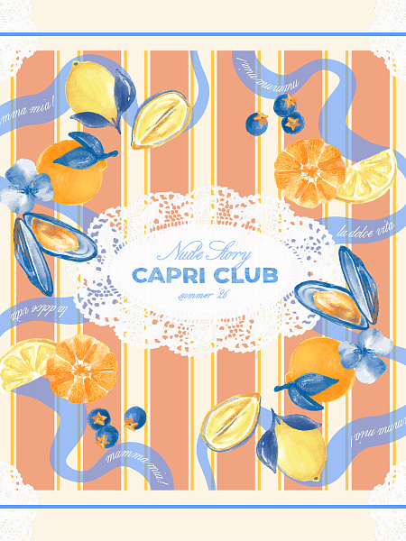 Платок из шелка Capri