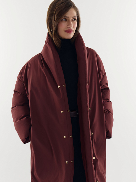 Пуховик макси Abbraccio