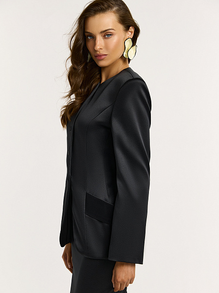 Приталенный жакет Brisa de Satén