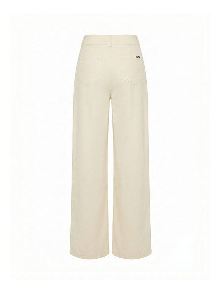 Брюки прямого кроя из итальянского хлопка