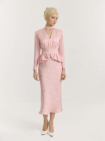 Платье миди Spring Flower