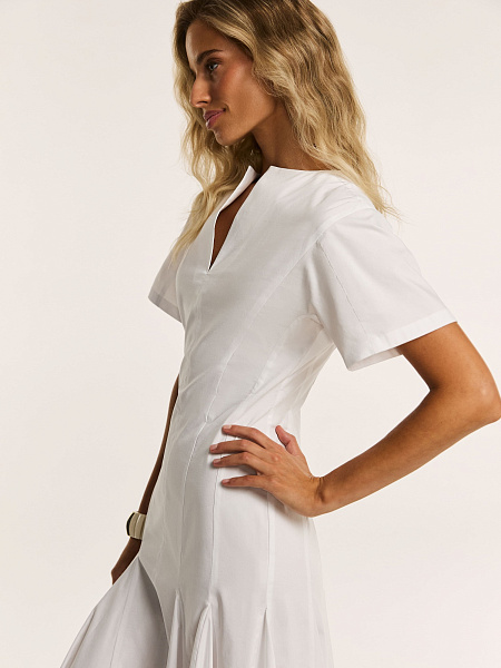 Платье макси из итальянского хлопка