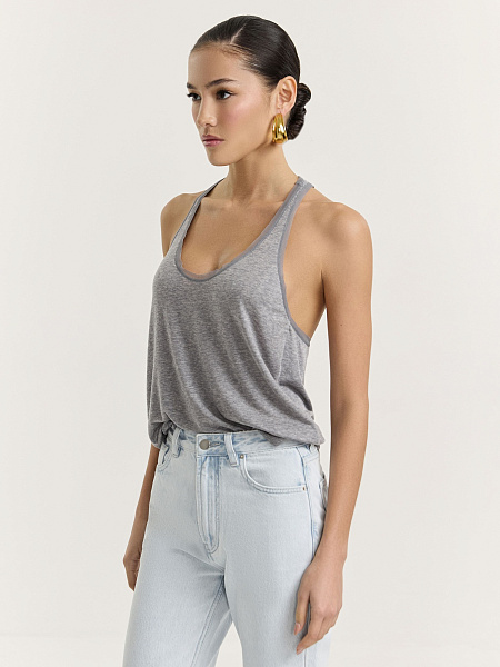 Майка свободного кроя из итальянской вискозы