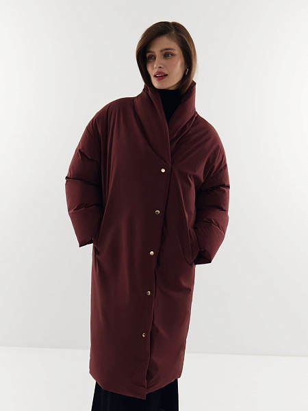 Пуховик макси Abbraccio