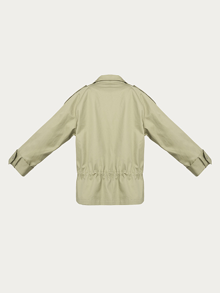 Парка из итальянского хлопка со съемным жилетом