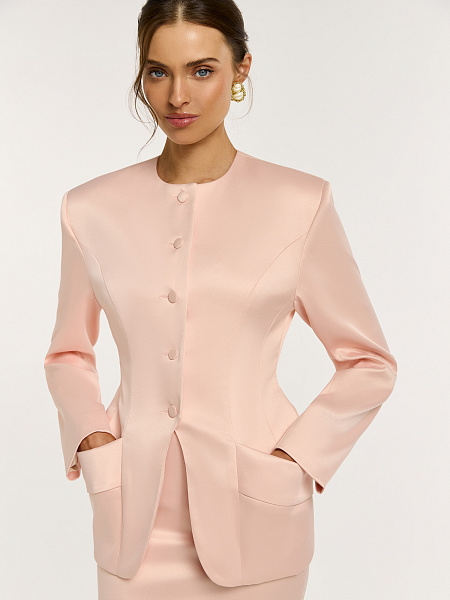 Приталенный жакет Brisa de Satén