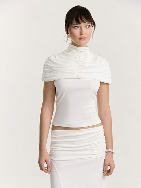 Топ с накидкой