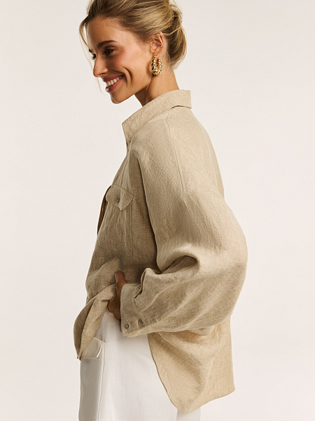 Рубашка Sabbia из итальянского льна