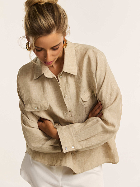 Рубашка Sabbia из итальянского льна