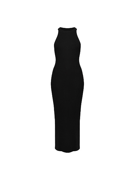 Трикотажное платье макси