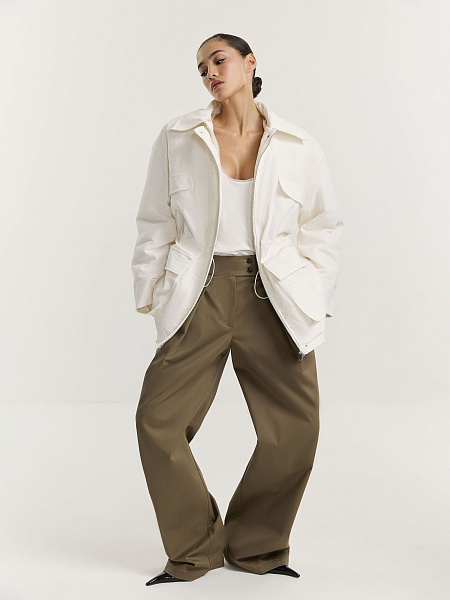 Парка из вельвета