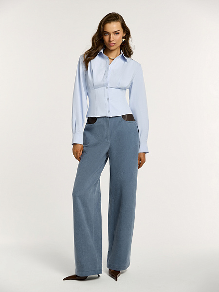 Рубашка из итальянского хлопка Pajarita