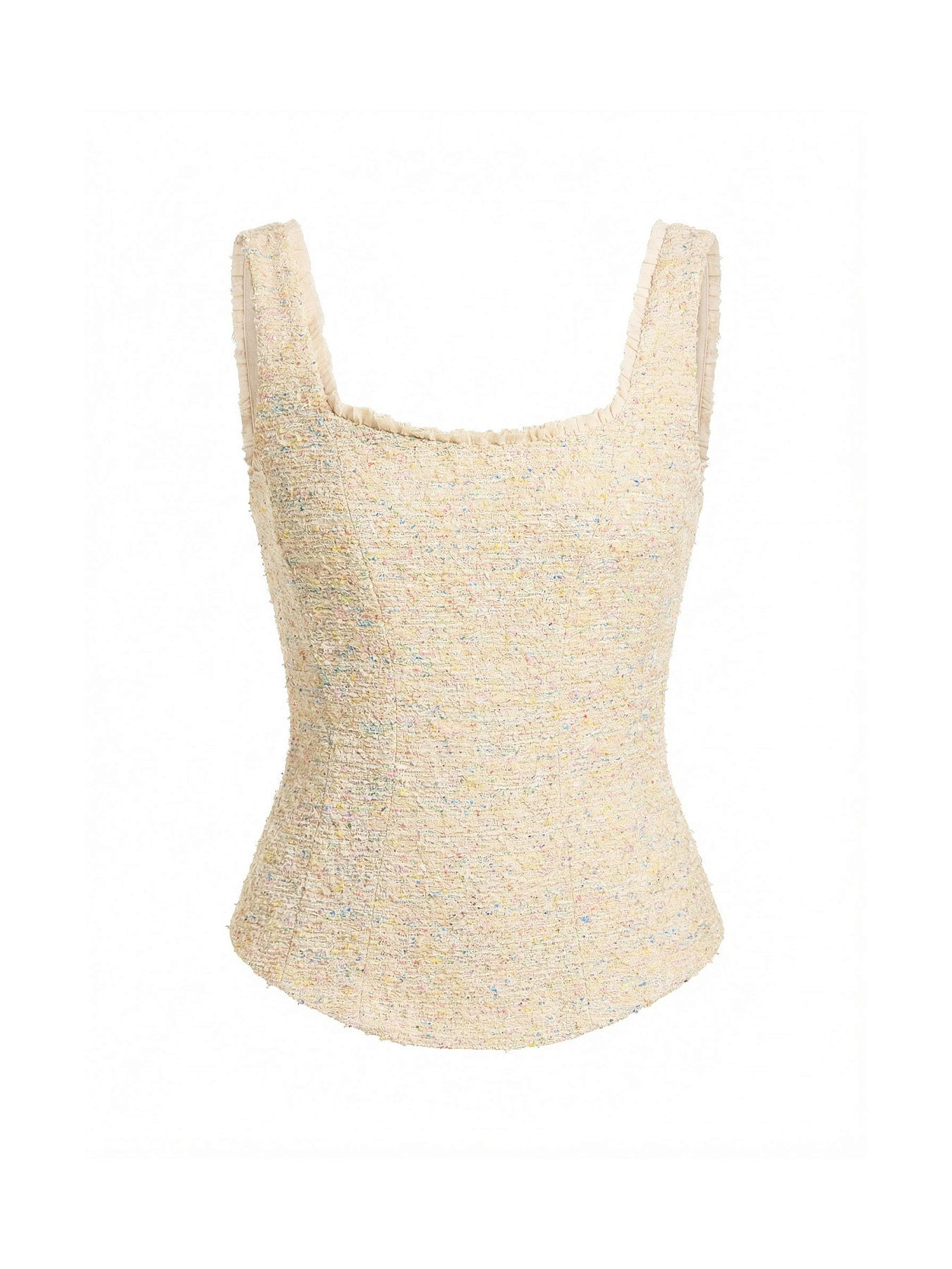 Корсетный топ из итальянского твида