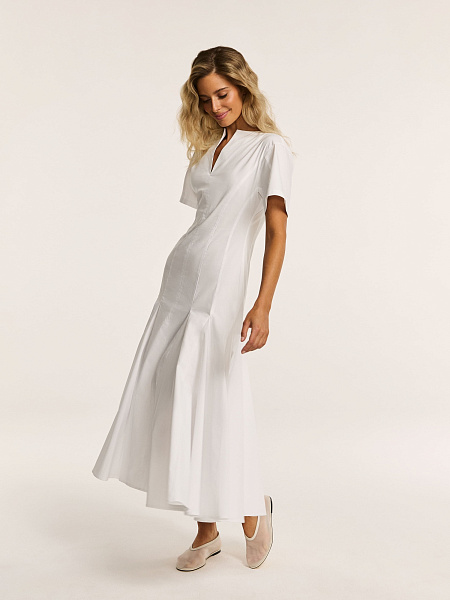 Платье макси из итальянского хлопка