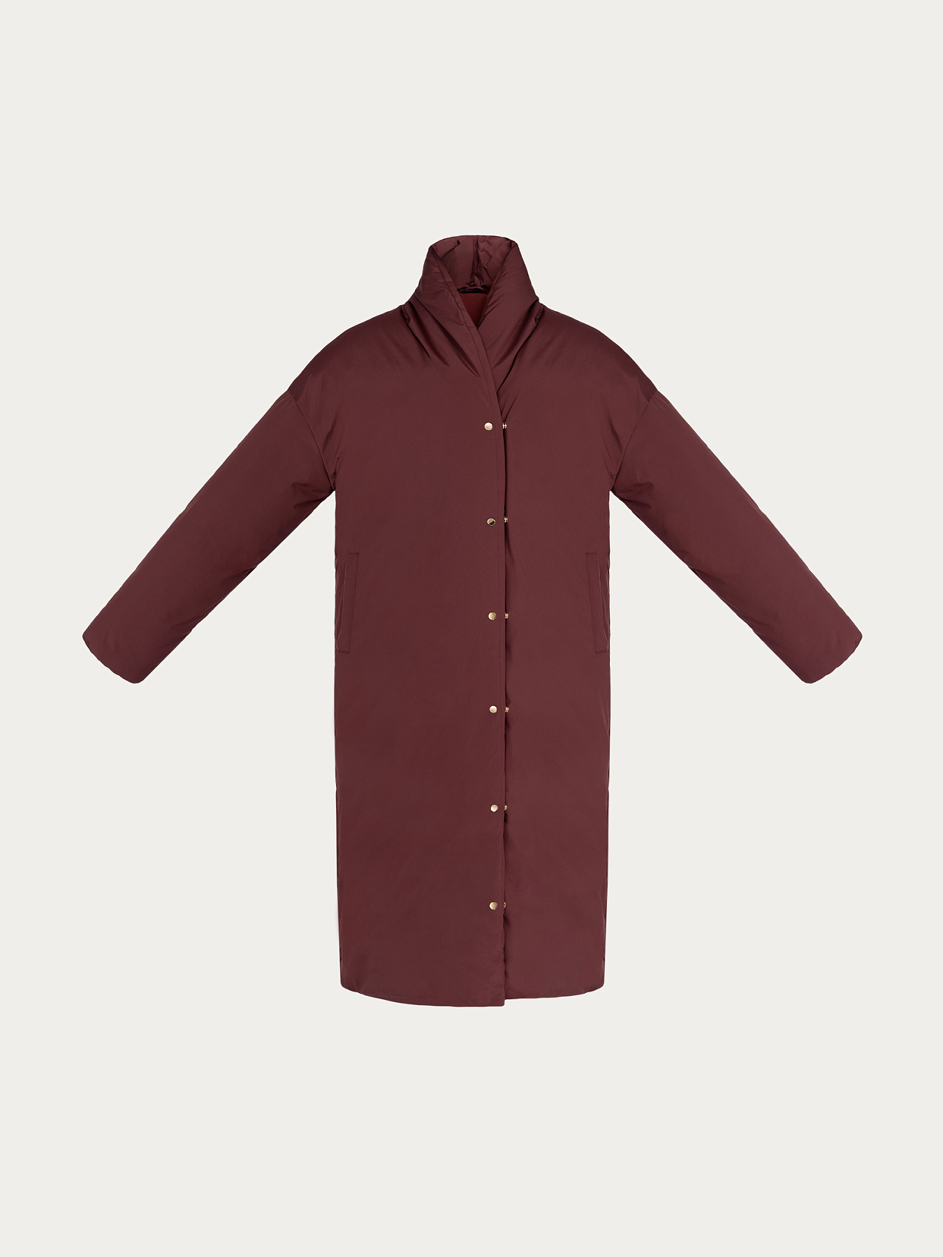 Пуховик макси Abbraccio