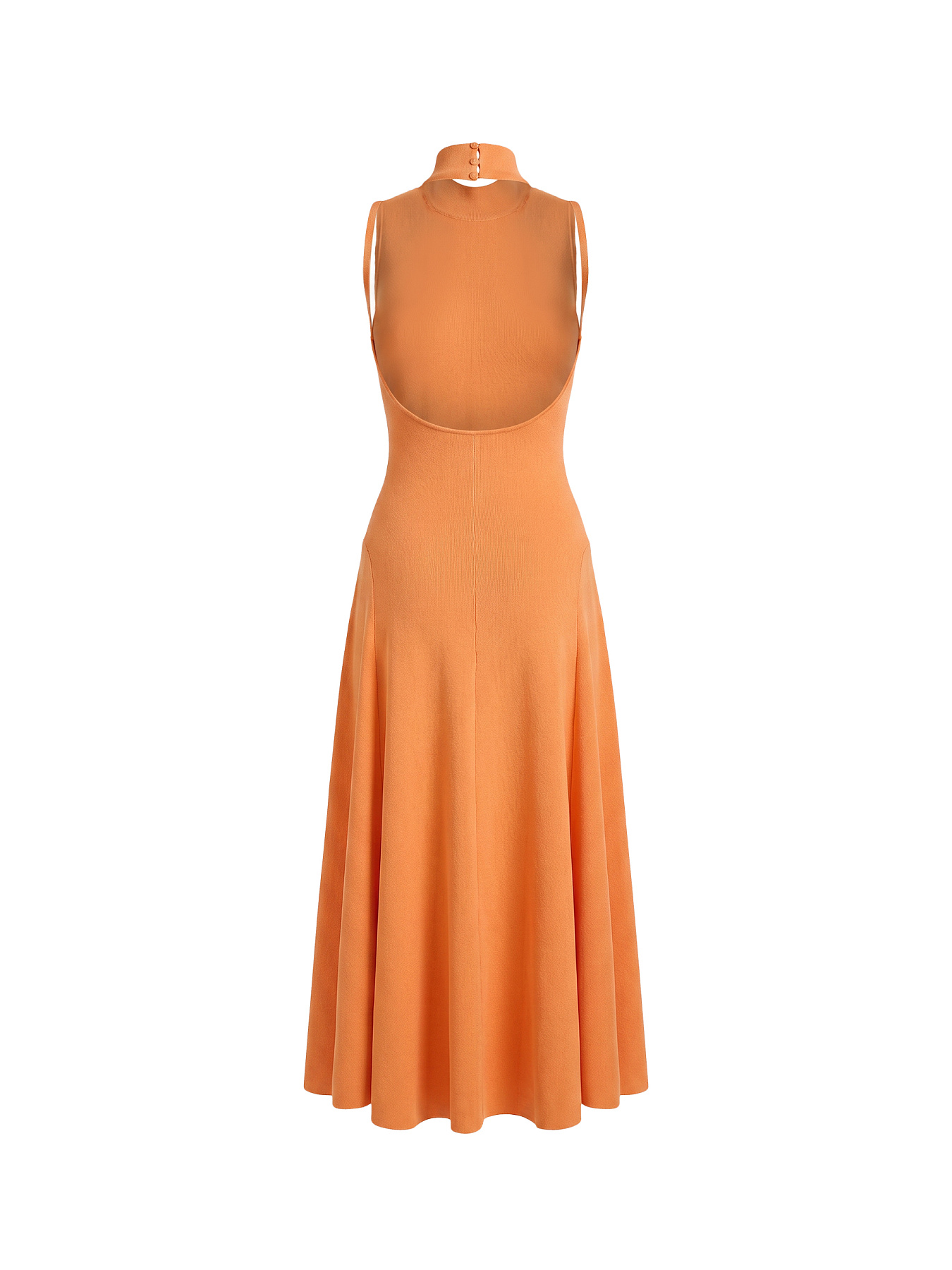 Платье из итальянской вискозы с открытой спинкой